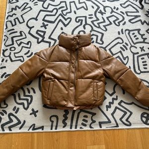 Apparis Jemma Vegan Leather Puffer NWT Size Small